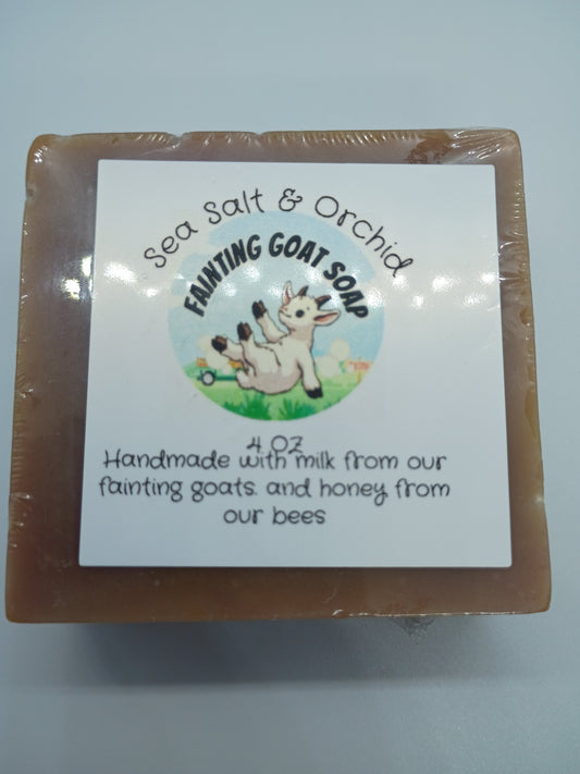 Sea Salt & Orchid Goat Milk Soap