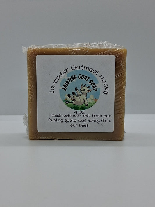 Lavender Oatmeal Honey Goat Milk Soap